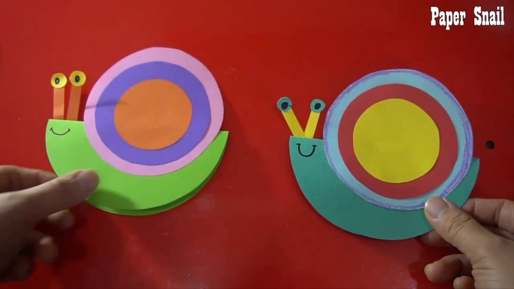 How To Make  Paper Snail || paper crafts Easy to make ideas