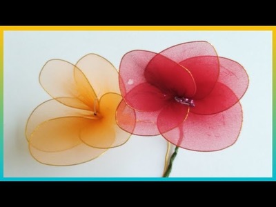 How to make socks cloth flowers