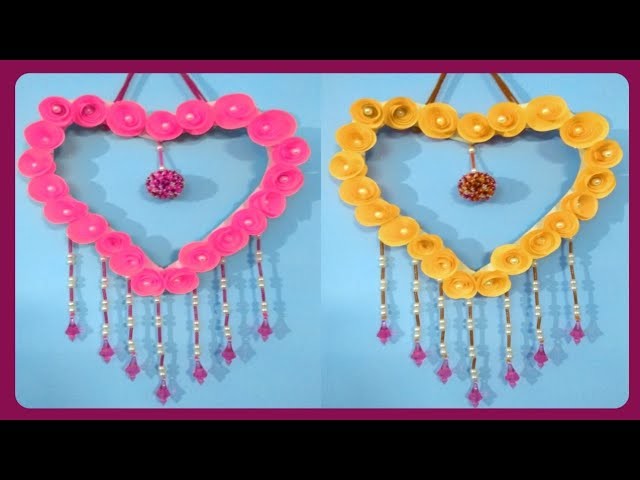 How to Make Well Hanging Toran, Well Hanging Banane Ka Tarika, Home decoration ideas, New Craft, Dil