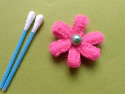 how to make woolen flower