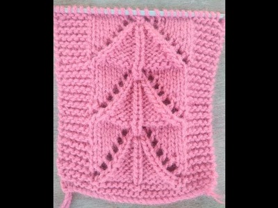 Ladies sweater.border ka latest Knitting pattern. 