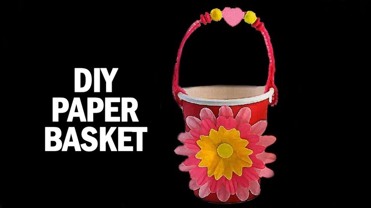 Learning Videos For Kids | How To Make A Paper Basket | Art And Craft Videos | DIY | Ultra Crafts