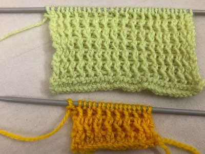 New knitting border design