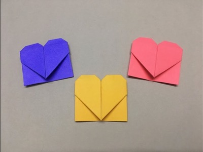 Origami Heart Bookmark | How to Make Bookmarks