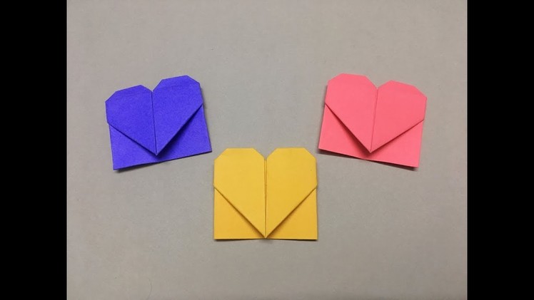 Origami Heart Bookmark | How to Make Bookmarks