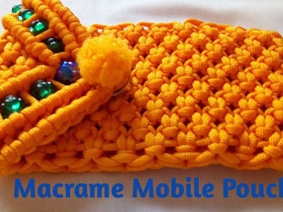 #Shraddhaschannel #MacrameMobilePouch How to make Macrame Mobile Pouch | step by step