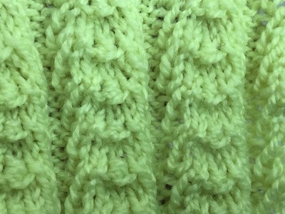 Single colour knitting design