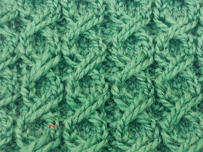 Single colour knitting design