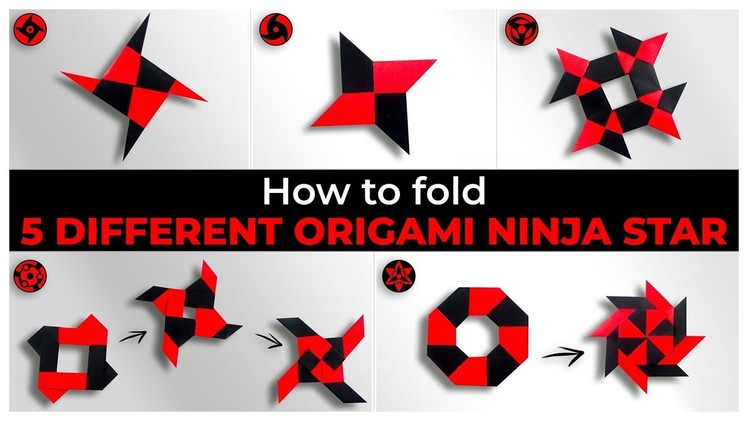 Top 05 Easy Origami Ninja Star - How to Fold