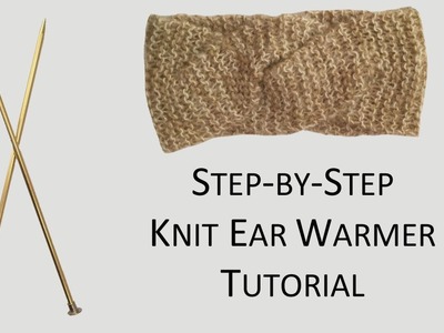 Twist Ear Warmer | Step-By-Step Knitting Tutorial