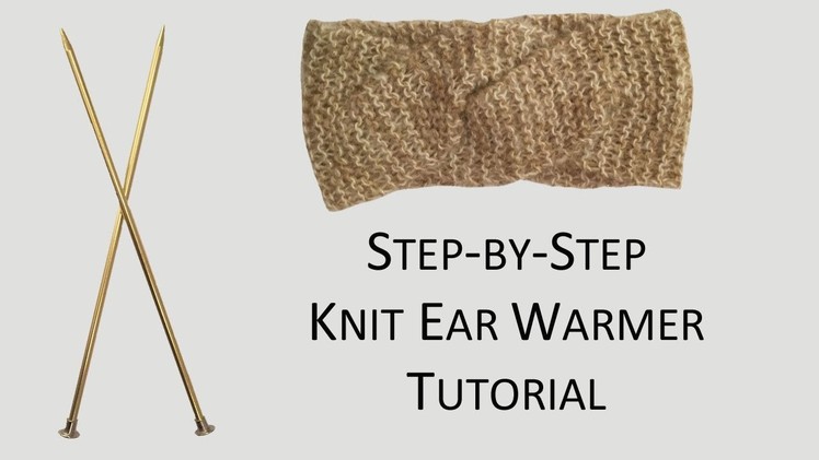 Twist Ear Warmer | Step-By-Step Knitting Tutorial
