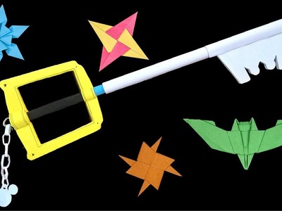 05 Easy Origami Ninja Star.Sword.Knife - How to make
