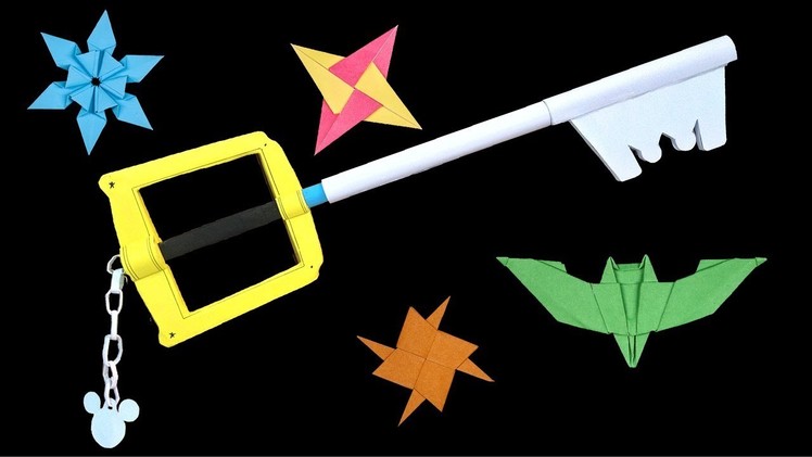 05 Easy Origami Ninja Star.Sword.Knife - How to make