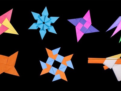 07 New Easy Origami Ninja Star.Sword.Knife.gun - How to make
