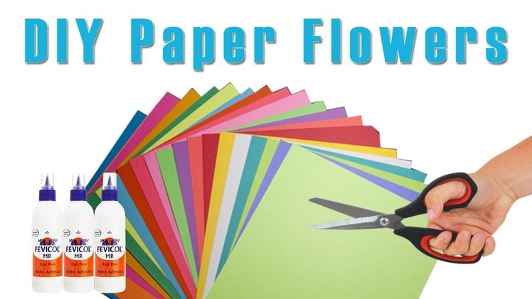 DIY Paper Flowers | How to Make Paper Flowers | Make Flowers with Paper