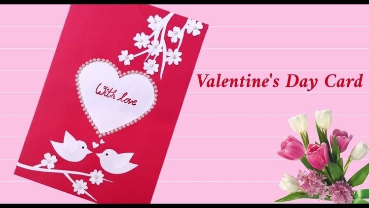 Easy Valentine's Day Card | How to make Valentines Day Card | Handmade Valentine's Day Card