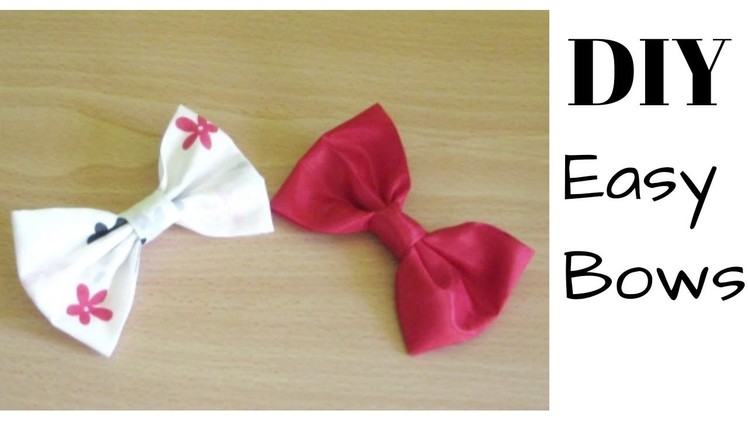 How to make a bow, DIY Easy bow making (DETAILED)