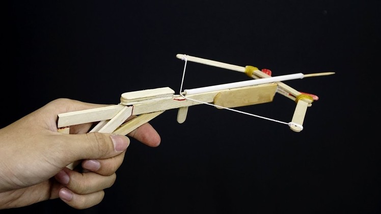 How to Make a Crossbow Gun At Home