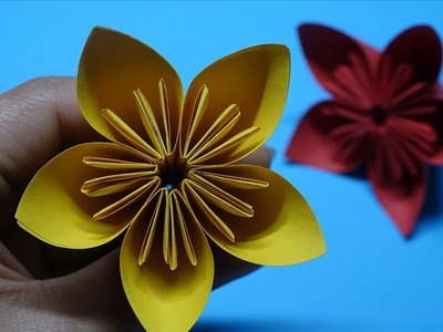 How to Make a Kusudama Paper Flower | DIY Origami Paper Crafts | Easy Origami