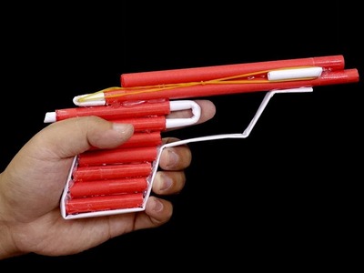 How to make a paper gun that shoots