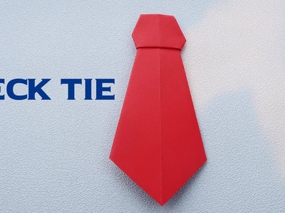 How to make a paper neck tie | Origami Neck Tie Tutorials | Paper Craft Necktie Ideas