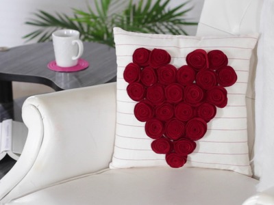 How to Sew a Rose Pillow