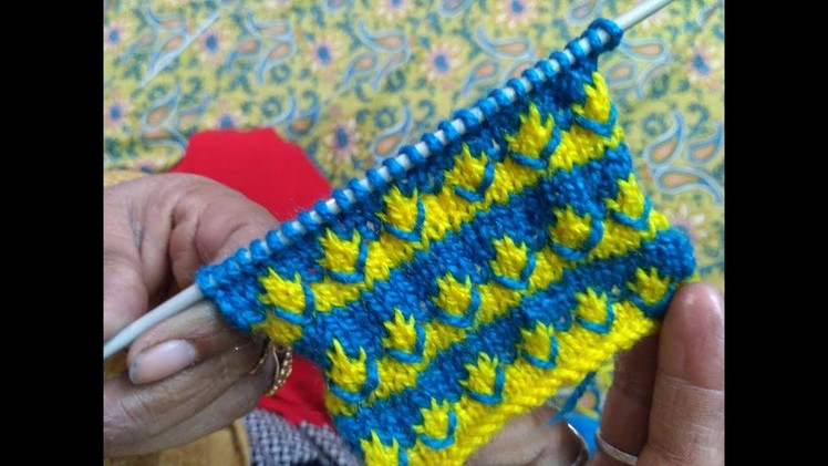 Knitting pattern #34 - new sweater design in hindi - Madhu The Knitter
