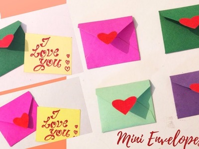 Mini Envelopes for Explosion box | Mini Envelopes tutorial | Scrapbook card ideas