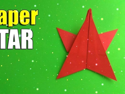 Origami Star From Paper. Easy Crafts For Children. How To Make Stars