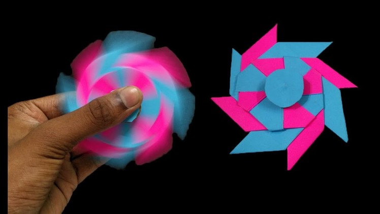 Paper Fidget Spinner | How to make spinner | Craftn'Arts