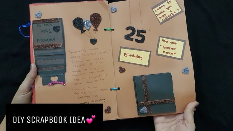 SCRAPBOOK IDEAS.Scrapbook for Boyfriend, bestfriend, sister, husband