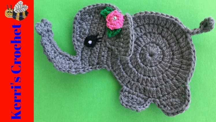 Baby Elephant Crochet Tutorial - Crochet Applique Tutorial