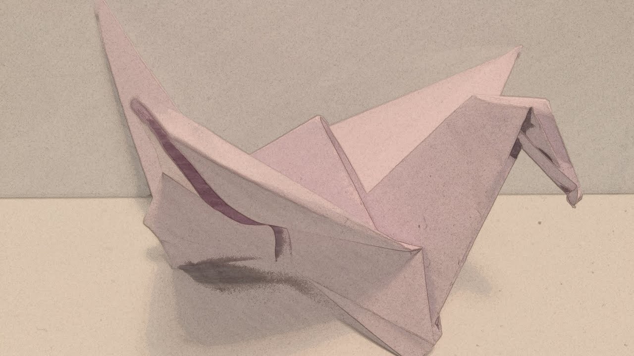 Easy Origami Swan That Flaps Its Wings, ORIGAMI WITH ALEX
