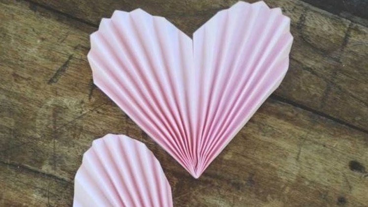 Fold Heart | Very Easy Way | How To Make A Paper Heart | Folding Paper Heart