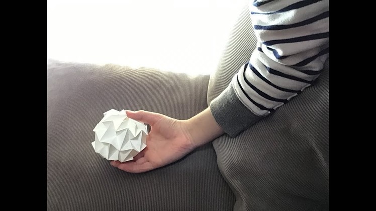 How to fold an origami mini magic ball my style