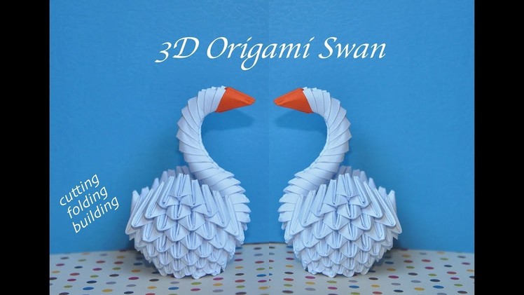 How to make a 3D Origami Swan | small