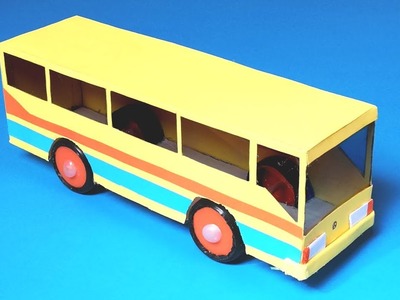 How to make a bus - Cardboard bus