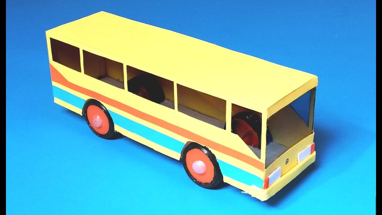 How to make a bus - Cardboard bus