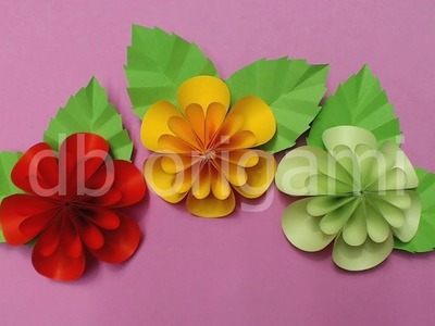 How to make a Kusudama Paper Flower | Easy origami Kusudama l Db Origami