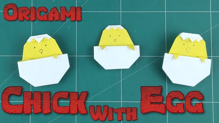 How To Make an Easy Chick Paper Model | Origami Fold Chicken Tutorial | DIY Paper Crafts for Kids