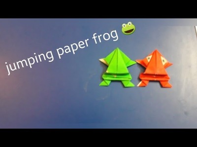 How How To Make Jumping Paper Frog That Jumps High And Far