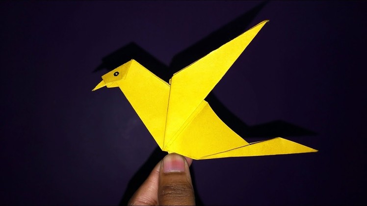 How to make Paper Bird || Easy Origami Bird || DIY