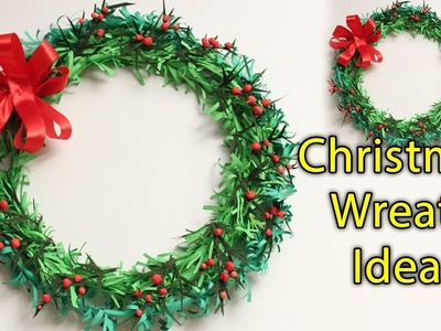 How To Make Paper Christmas Wreath Ideas - Cute Christmas Decorating