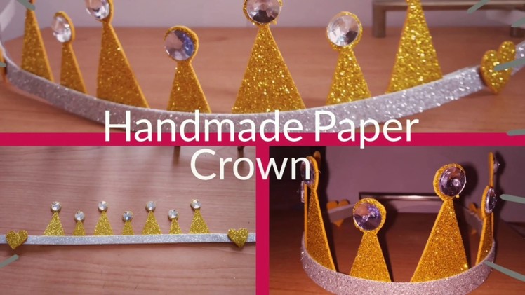 How to Make Paper Crown for Birthday? 2019 @Simplified Crafts and Arts