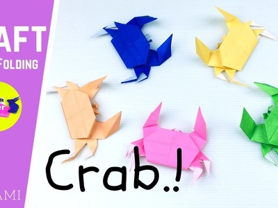 How to Make Simple and Easy Origami Crab | Origami Paper Crab for Beginners | DIY Handmade