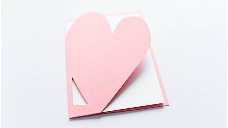 How to make : Simple Cute Card for Valentine's Day | Kartka Walentynkowa - Mishellka #327 DIY
