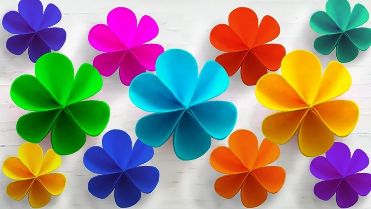 How to Make Simple Paper Flower | DIY Paper Flowers | Flower Making