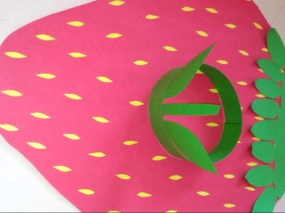 How to make Strawberry costume for fancy dress at home.strawberry costume for kids