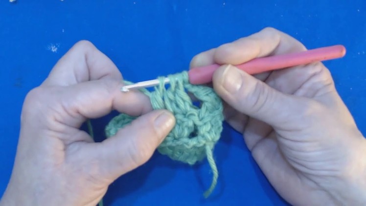 Video tutoriales de tejidos en crochet punto fantasia n°14 (rombos)