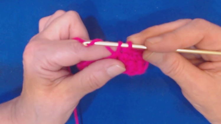 Video tutoriales de tejidos en crochet medio punto doble